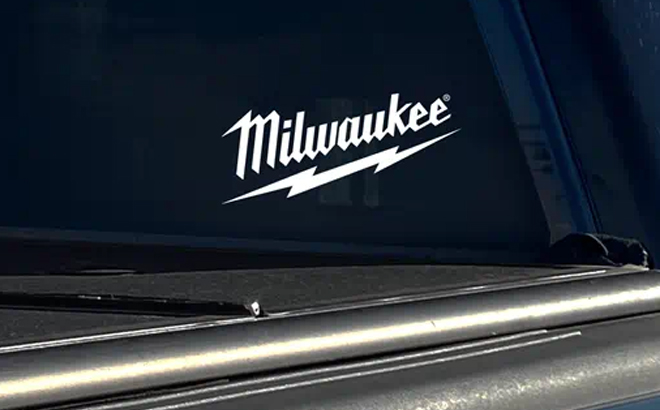 Milwaukee Die Cut Decal close up view