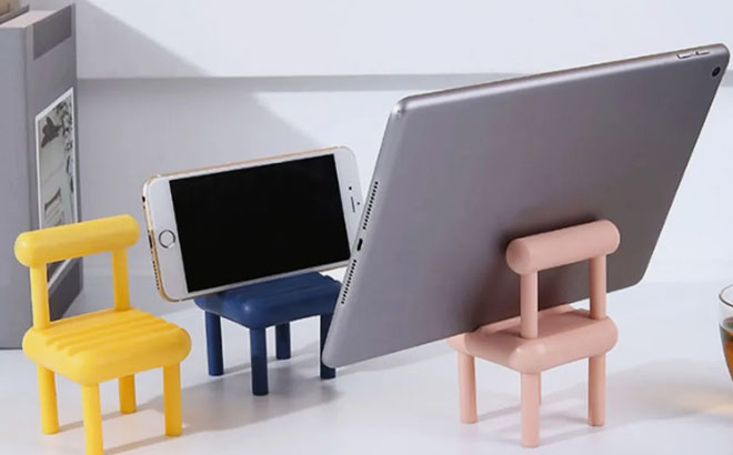 Mini Chair Phone and Tablet Holder