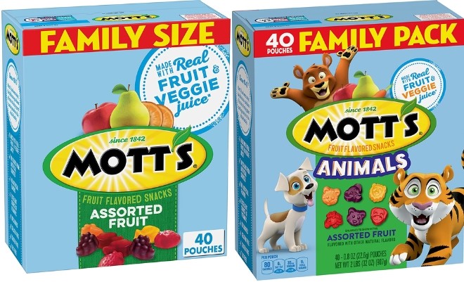 Mott's Fruit Flavored Snacks - 1 Motts Fruit Flavored Snacks 1