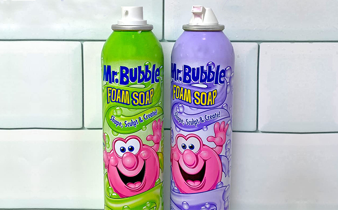 Mr Bubble Twin Pack Foam Soap 2 pack 8 oz each