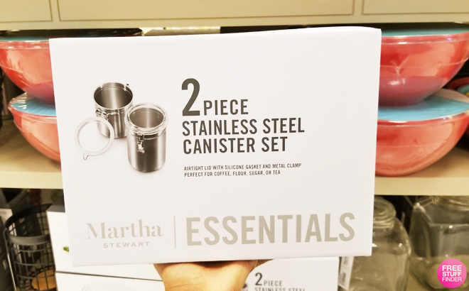 Martha Stewart Set of 2 Food Storage Canisters