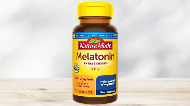 Nature Made Melatonin 5 mg 90 Count Tablets Nature Made Melatonin 5 mg 90 Count Tablets