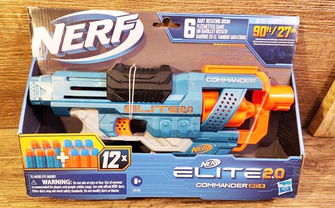 Nerf Elite 2 0 Commander RD 6 Blaster
