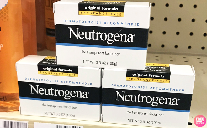 Neutrogena Facial Bars Stacked