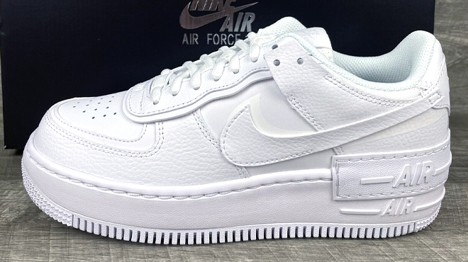 Nike Air Force 1 Shadow Womens Shoe white