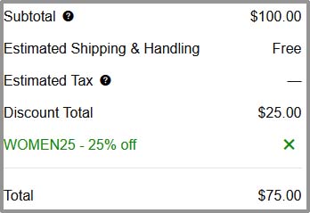 Nike Blazer Shoes Order Summary