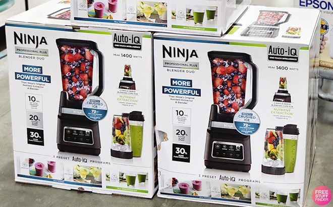 Ninja Professional Plus Blender DUO with Auto iQ in Box on the Floor