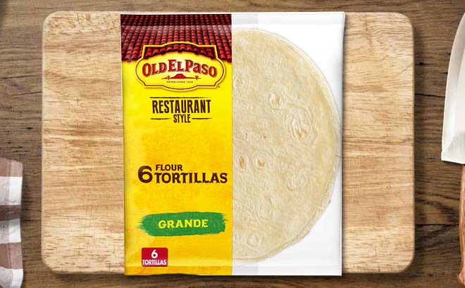 Old El Paso Flour Tortillas 6 Pack Restaurant Style