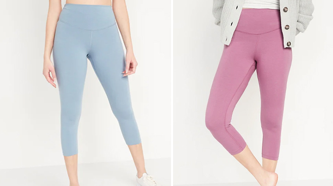 Old Navy Extra High Waisted Cropped Leggings