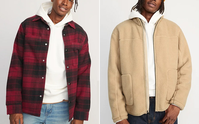 Old Navy Mens Sherps Jackets
