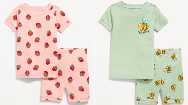 Old Navy Unisex Printed Pajama Sets for Toddler Baby 1