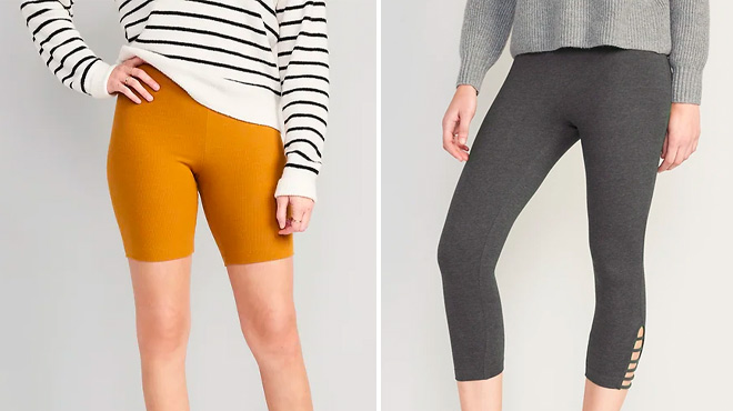 Old Navy Womens Bike Shorts and Leggings