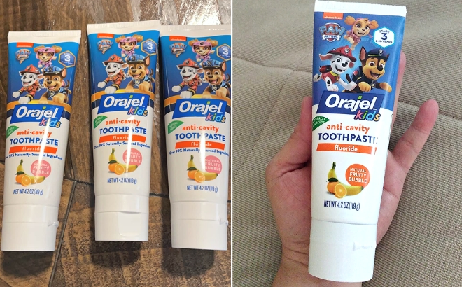 Orajel Kids Paw Patrol Anti Cavity Fluoride Toothpaste 1