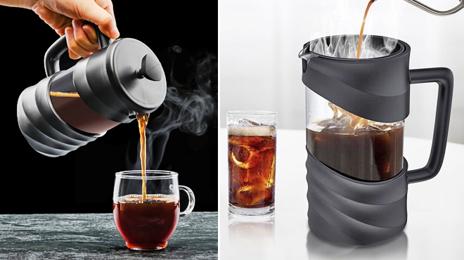 Ovente French Press Coffee Tea Expresso Maker 20 oz