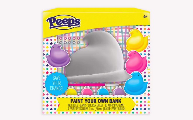 Peeps Paint Your Own Bank Kit 4