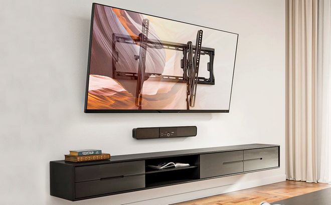 Perlegear Tilt TV Wall Mount for Most 37 75 inch TVs
