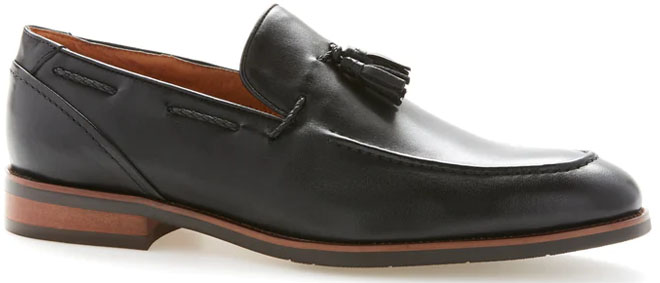 Perry Ellis Mens Leathr Tassel Loafer Shoes