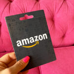 Person Holding Amazon Gift Card