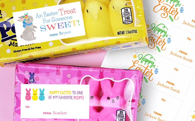 Personalized Easter Labels Personalized Easter Labels