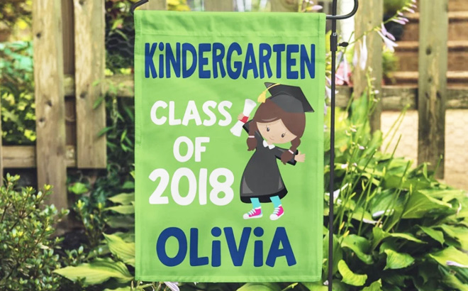 Personalized Graduation Flags