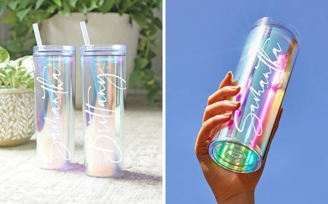 Personalized Holographic Tumblers1