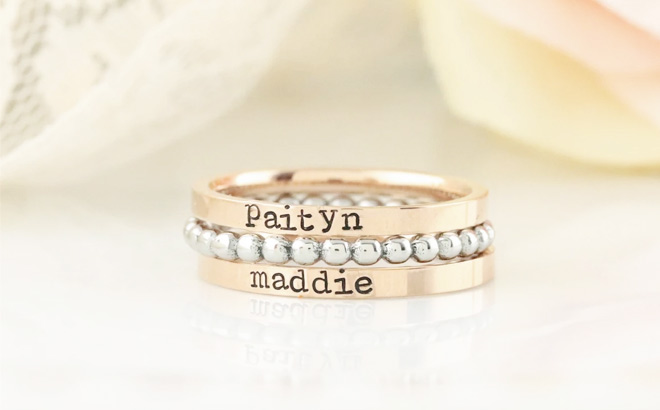 Personalized Minimalist Ring