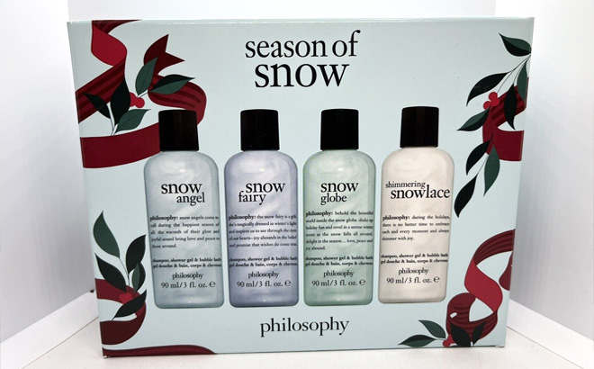 Philosophy Season of Snow 4 Piece Shower Gel Set