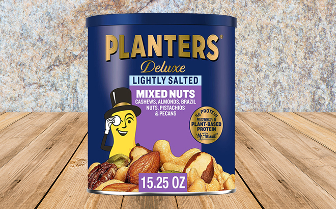 Planters Deluxe Deluxe Lightly Salted Mixed Nuts 15 25oz
