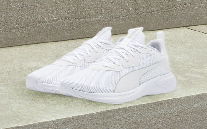Puma Incinerate Unisex Running Shoes White