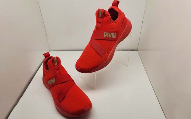 Puma Womens Radiate Training Shoes Red