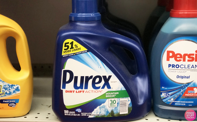 Purex Liquid Laundry Detergent Mountain Breeze 150 Ounce