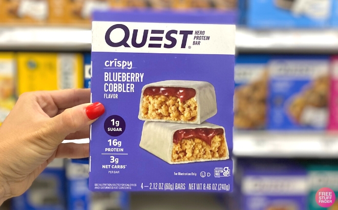 Quest Nutrition Blueberry Cobbler Hero Bar 12 Count