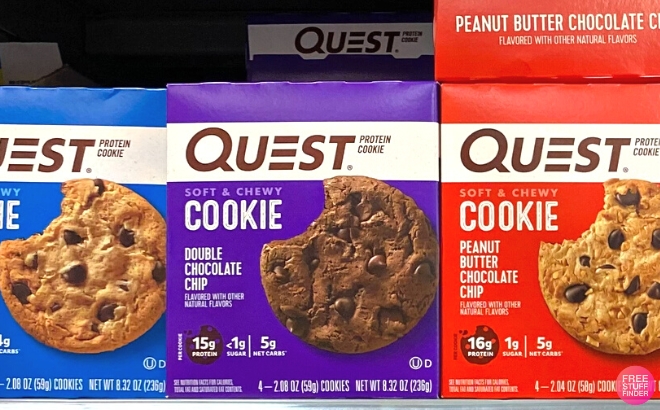 Quest Nutrition Double Chocolate Chip Protein Cookie High Protein 12 Count