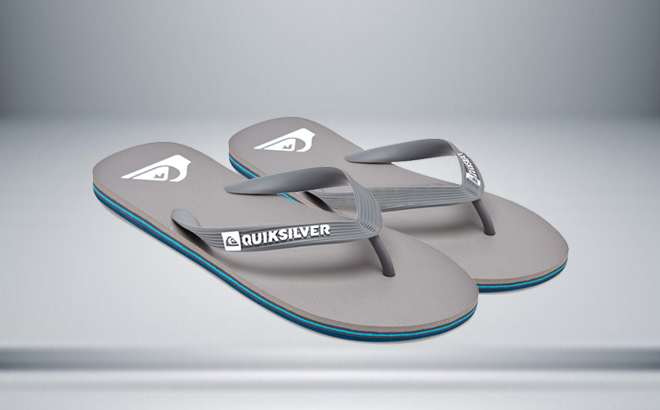 quiksilver flip flops