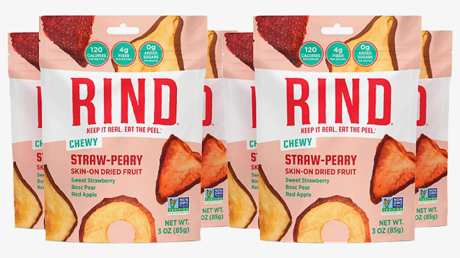 RIND Snacks Dried Fruit Superfood Straw Peary Blend