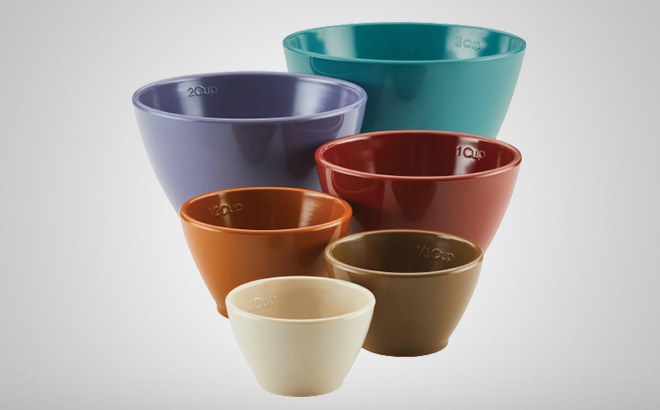 Rachael Ray 6 Piece Measuring Cups Rachael Ray 6 Piece Measuring Cups