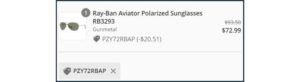 Ray Ban Aviator Sunglasses 1