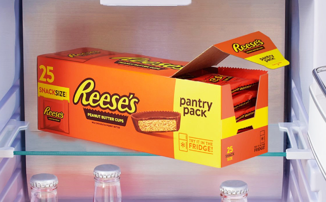 Reeses Peanut Butter Candy Chocolate 25 Count Box