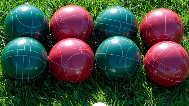 Regulation Bocce and Bowling 10 Pieces
