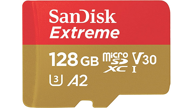 SanDisk 128GB Extreme microSD Card