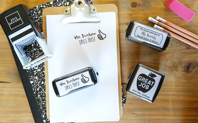 Self Inking Teacher Stamps 1