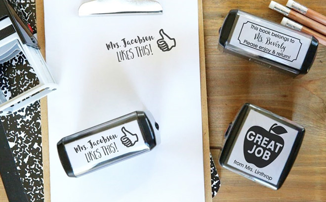 Self Inking Teacher Stamps7
