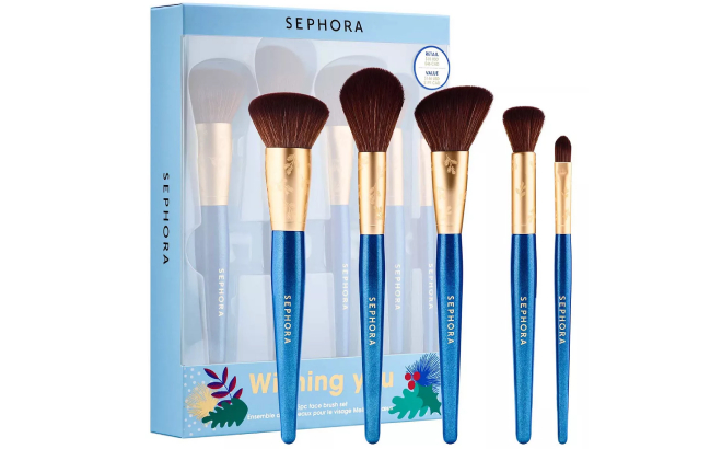 Sephora Collection Wishing You Face Brush Set