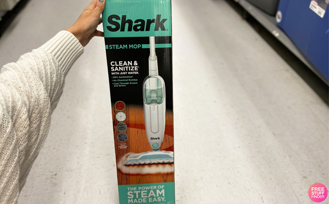 Shark Steam Mop Box on the Floor