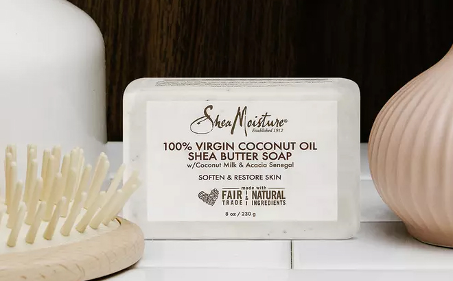 SheaMoisture 100 Virgin Coconut Oil Shea Butter Soap Bar