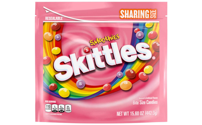 Skittles Smoothies Chewy Candy Bulk 6 Pack 15 6oz
