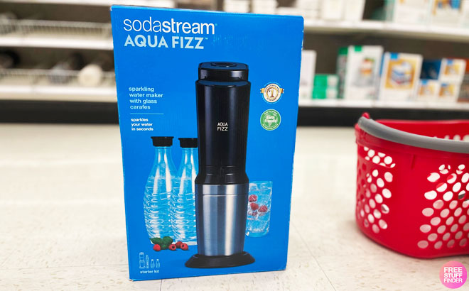 Soda Stream Aqua Fizz Sparkling Water Maker on the Floor at Target
