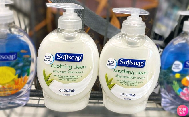 Softsoap Hand Soaps in cart