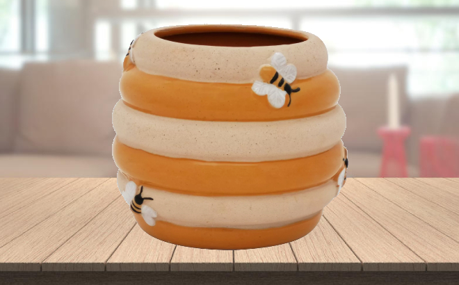 Sonoma Goods for Life Ceramic Honey Bee Planter