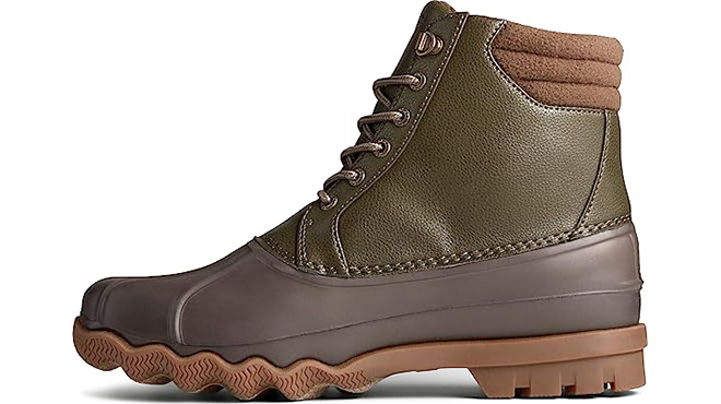 Sperry Mens Boots Olive Tan